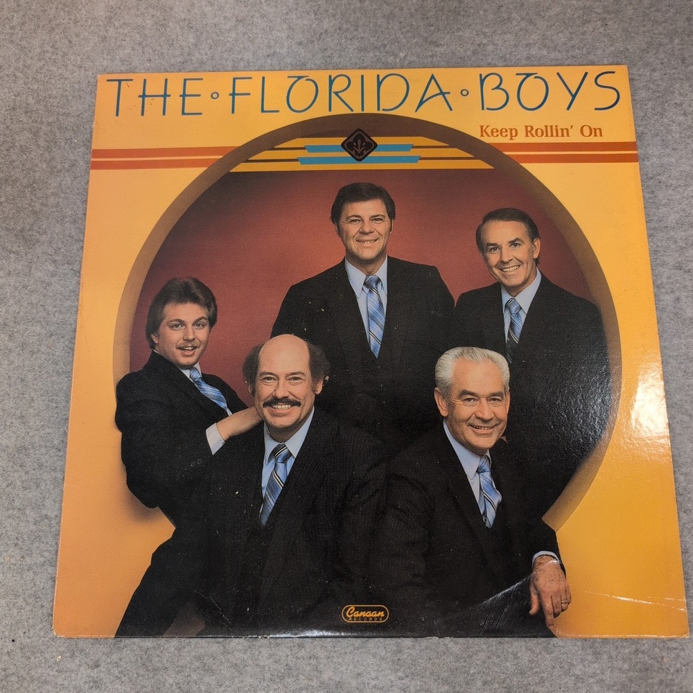 The Florida Boys Keep Rollin On Vinyl LP Canaan Records Southern Gospel CAS-9897 - Picture 1 of 2